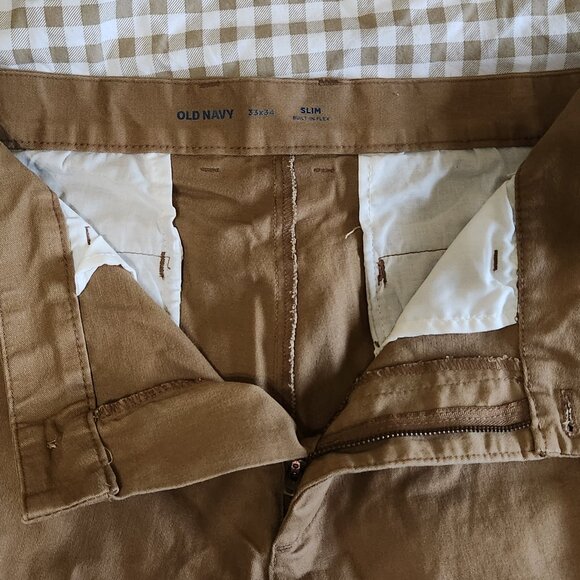 Old Navy Slim Striaght Chino's - Picture 5 of 8